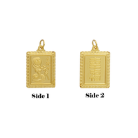 Chinese Zodiac Lucky Snake Pendant (24K)