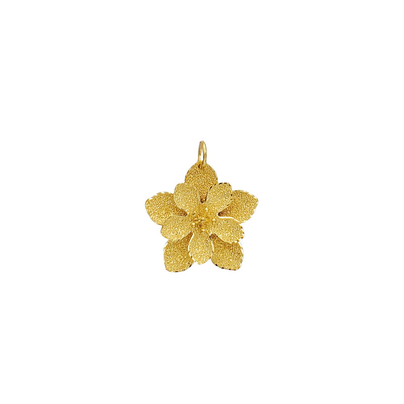 Jasmine Flower Pendant (24K)