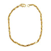 Barrel Link Fancy Bracelet (24K)