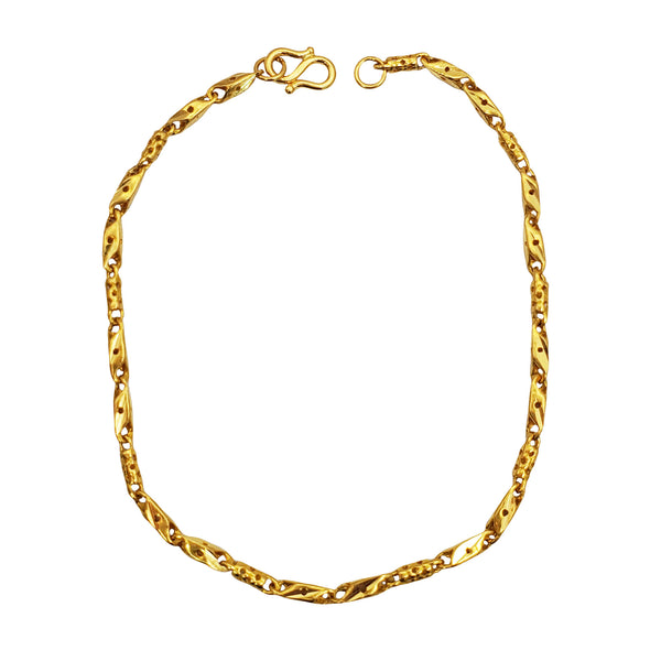 Barrel Link Fancy Bracelet (24K)