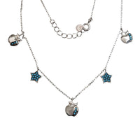 Star Apple Charms Anklet (Silver)