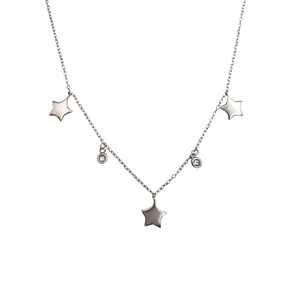 Star Charm Necklace (Silver)
