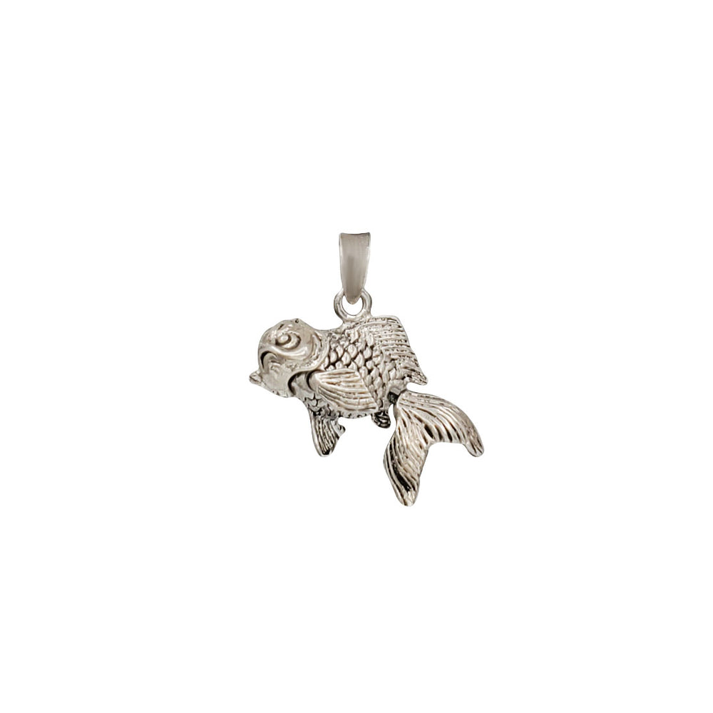 Silver Goldfish Pendant (Silver)