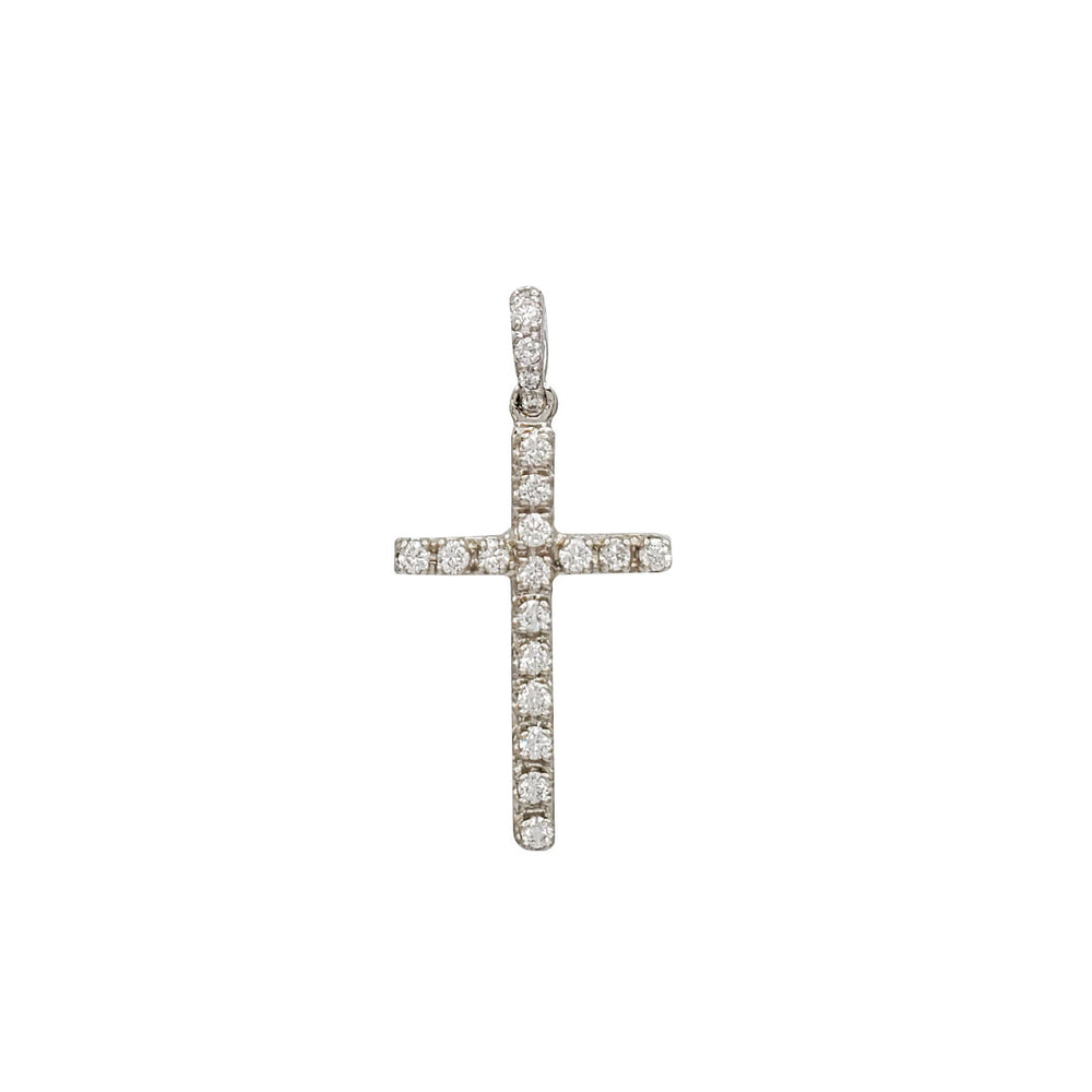 Diamond Cross Pendant (14K)
