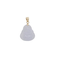 Light Purple Jade Buddha Pendant (14K)
