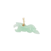 Jade Horse Pendant (14K)