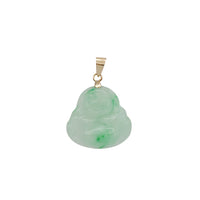 Light Green Jade Buddha Pendant (14K)