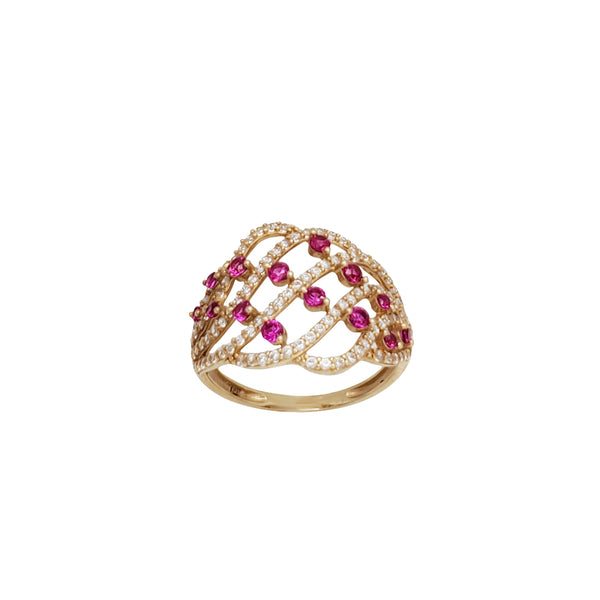 Zirconia Fancy Ring (14K)
