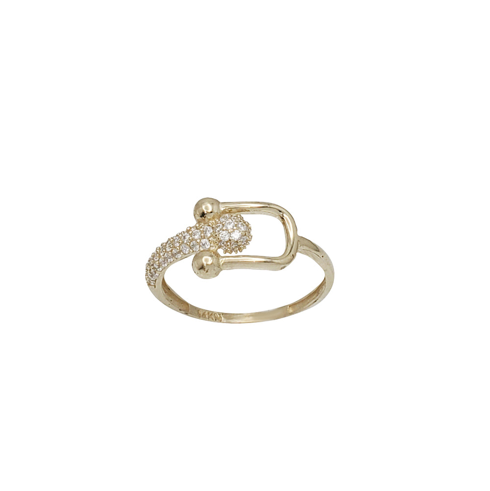 Zirconia Fancy Ring (14K)