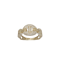 Zirconia Puffy Mariner Fancy Ring (14K)