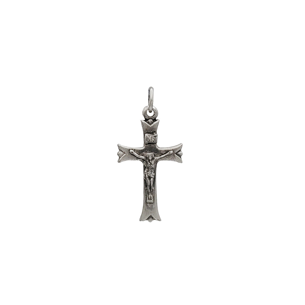 Anti-Finish Crucifix Pendant (Silver)