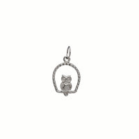 Plain Owl Pendant (Silver)