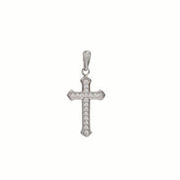 Iced-Out Cross Pendant (Silver)