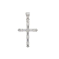 [重复-duplicate]Iced-Out Cross Pendant (Silver)
