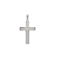 Iced-Out Cross Pendant (Silver)