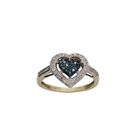 Diamond Heart Lady Ring (10K)