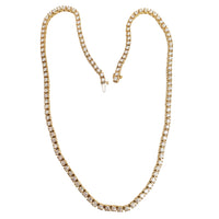 Lab Grown Diamond Tennis Necklace (14K)