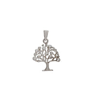 Zirconia Tree Of Life Pendant (Silver)