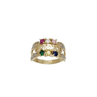 Multi-Color Zirconia "Madre" Ring (14K)