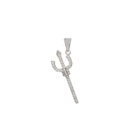 Zirconia Trident Pendant (Silver)
