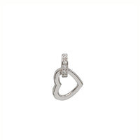Zirconia Heart Pendant (Silver)