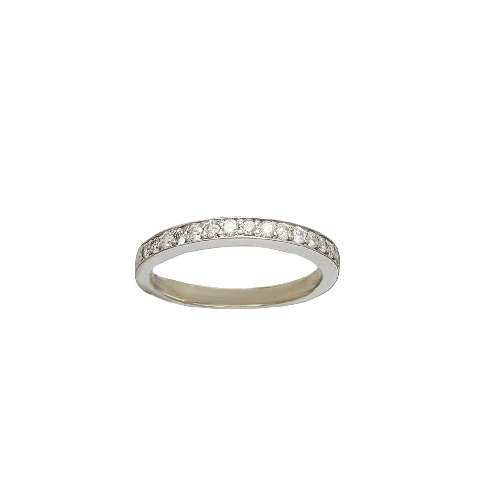 Diamond Channel-Set Wedding Band (14K)