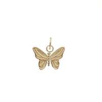 Textured Butterfly Pendant (14K)