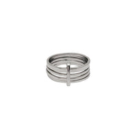 Plain Semanario Five-Row Band (Silver)