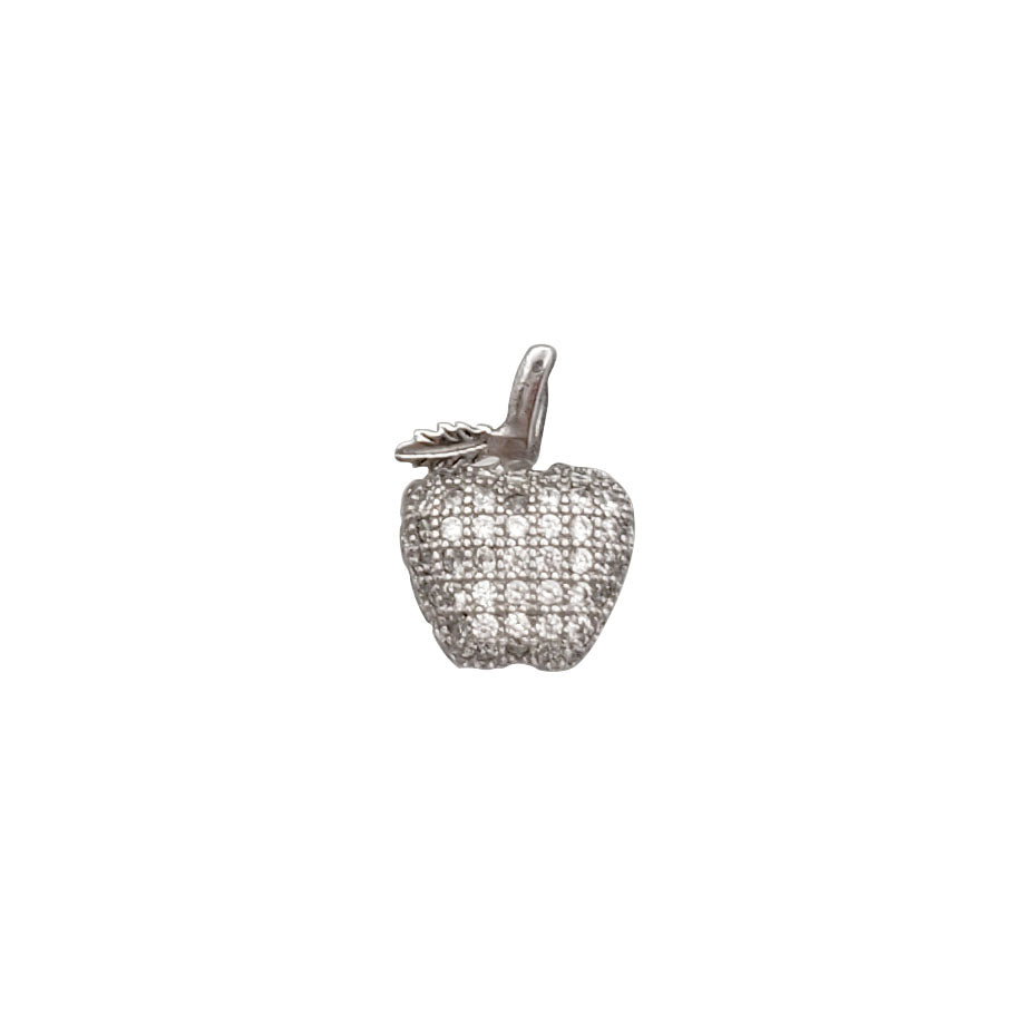 Zirconia Apple Pendant (Silver)