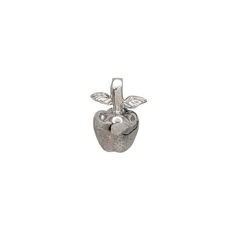 Plain Apple Pendant (Silver)