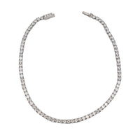 Zirconia Tennis Bracelet (Silver)