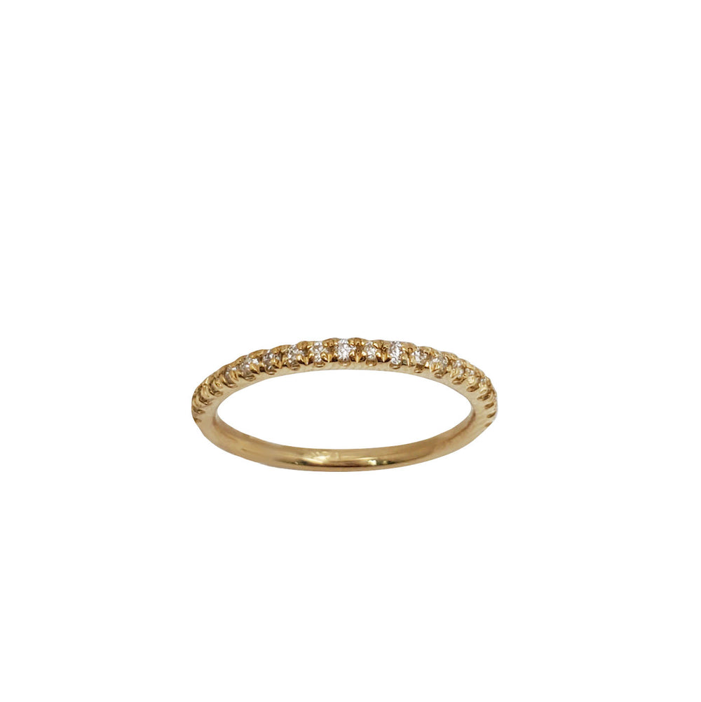 Half Eternity Diamond Wedding Ring (14K)