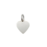 Engravable Plain Heart Pendant (Silver)