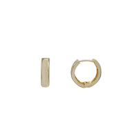 Plain Huggie Earrings (14K)