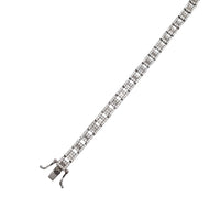 Zirconia Baguettes Fancy Bracelet (Silver)