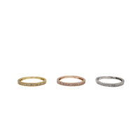 Channel Set Round Diamond Wedding Ring (14K)