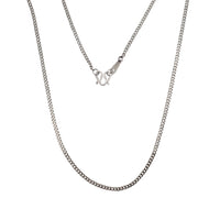Plain Miami Cuban Link Necklace (Platinum)