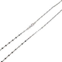 Diamond Cut Round Chain (Silver)