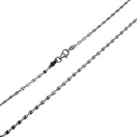 Diamond Cut Valentino Chain (Silver)