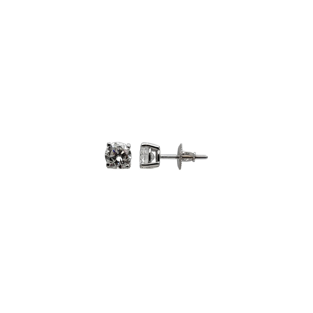 Lab Diamonds Stud Earrings (14K)