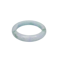 Green Purple Jade Bangle Bracelet (JADE)