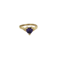 Baby CZ Heart Ring (14K)