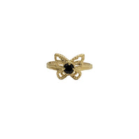 Baby CZ Butterfly Ring (14k)