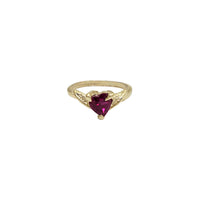 Baby CZ Heart Ring (14K)