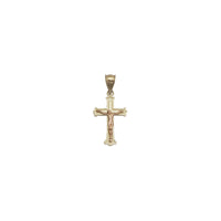 Two-Tone Cross Pendant (14K)