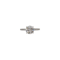 Round Lab Grown Diamond Engagement Ring (14K)