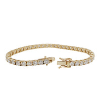 Yellow Gold VS Diamond Tennis Bracelet (14K)