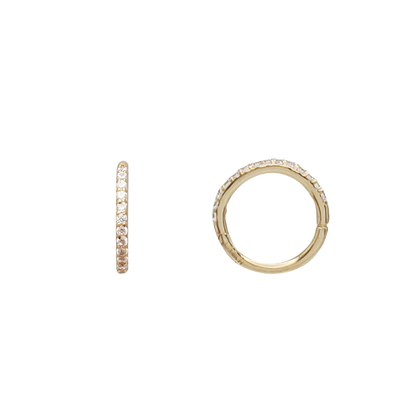Zirconia Nose Ring (14K)