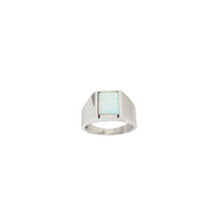Opal Signet Ring (Silver)