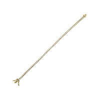 Tennis CZ Bracelet (Yellow Silver)